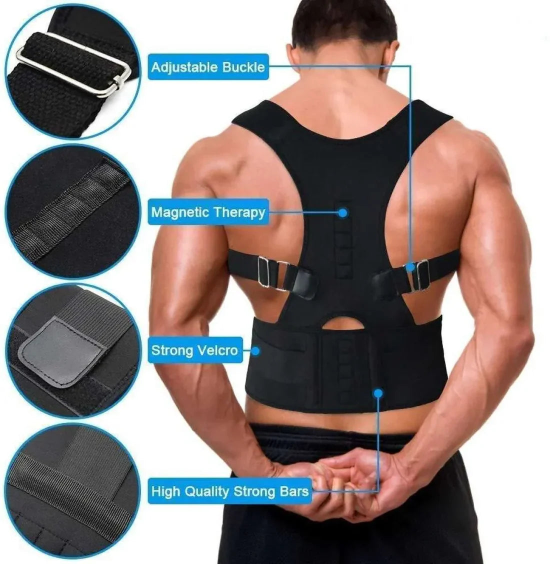 Doctor Plus Posture Belt | Pain relief | Best For Men & women & Online Workers