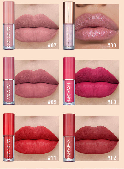 12-Piece Mocallure Matte Liquid Lipstick & High Shine Lip Gloss Set – Long lasting & Waterproof